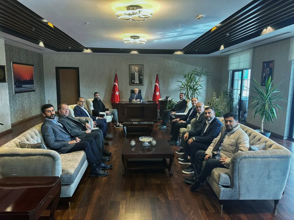 Çeksiad Yöneticilerinden Kaymakam Çelik’e Ziyaret