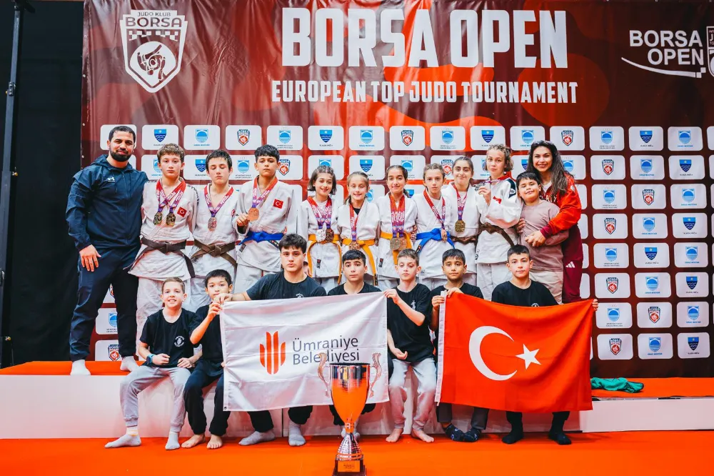 AVRUPA’DA ZİRVEYE ADIM: ÜMRANİYE JUDODA KUPAYI KALDIRDI