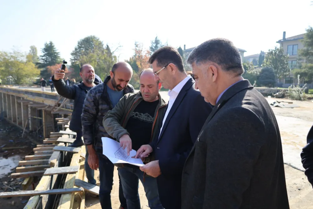 Başkan Çerkez Spor ve Yaşam Kompleksi İnşaatını İnceledi 