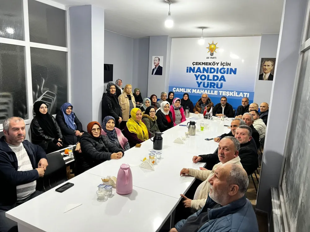 Şahmettin Yüksel AK Parti Çamlık Mahallesi Toplantısına Katıldı 