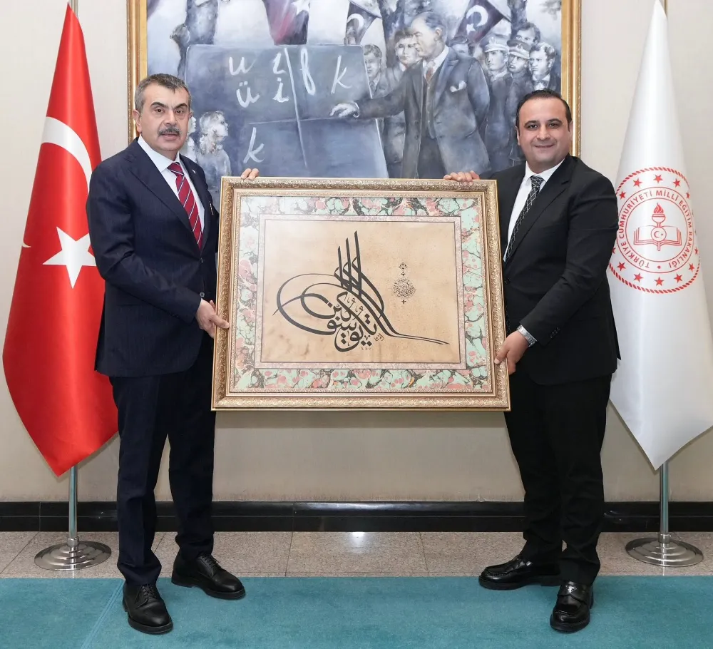 TÜSEKON Heyeti Bakan Yusuf Tekin