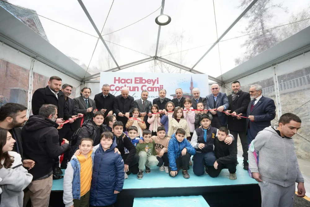 HACI ELBEYİ COŞKUN CAMİİ’NİN AÇILIŞI GERÇEKLEŞTİ