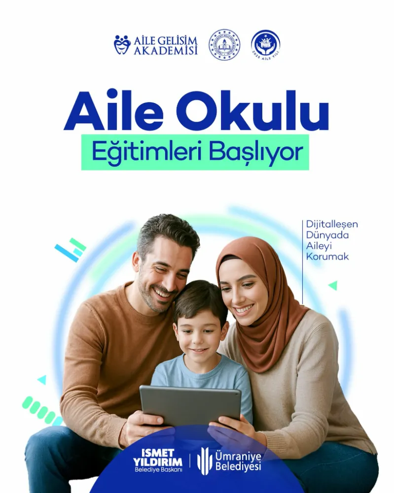 ÜMRANİYE’DE AİLE OKULU EĞİTİMLERİ BAŞLIYOR