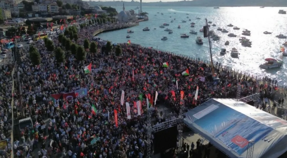 Gazze İçin Üsküdar’da Millet Tek Yürek Oldu