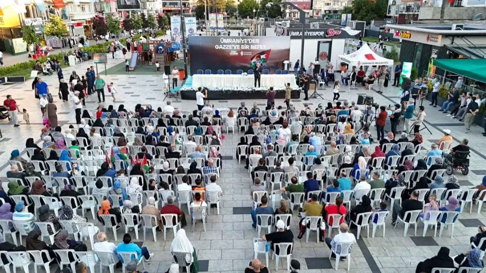 ÜMRANİYE BELEDİYESİ’NDEN GAZZE İÇİN ANLAMLI PROGRAM