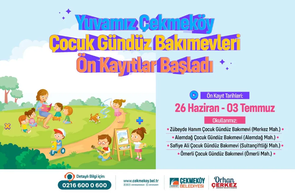 YUVAMIZ ÇEKMEKÖY’DE 2025-2026 EĞİTİM YILI İÇİN ÖN KAYITLAR BAŞLADI