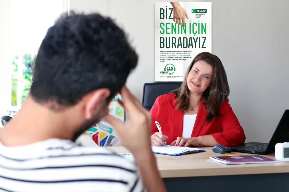 YEŞİLAY’DAN BAĞIMLILIKLARLA MÜCADELEDE ÜCRETSİZ DESTEK