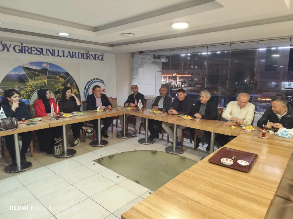 ÇEKMEKÖY GİRESUNLULAR DERNEĞİ’NDEN İSTİŞARE TOPLANTISI