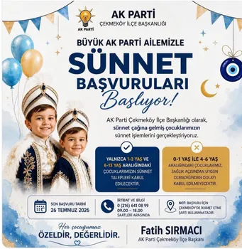AK Parti Çekmeköy'den Sünnet Şöleni