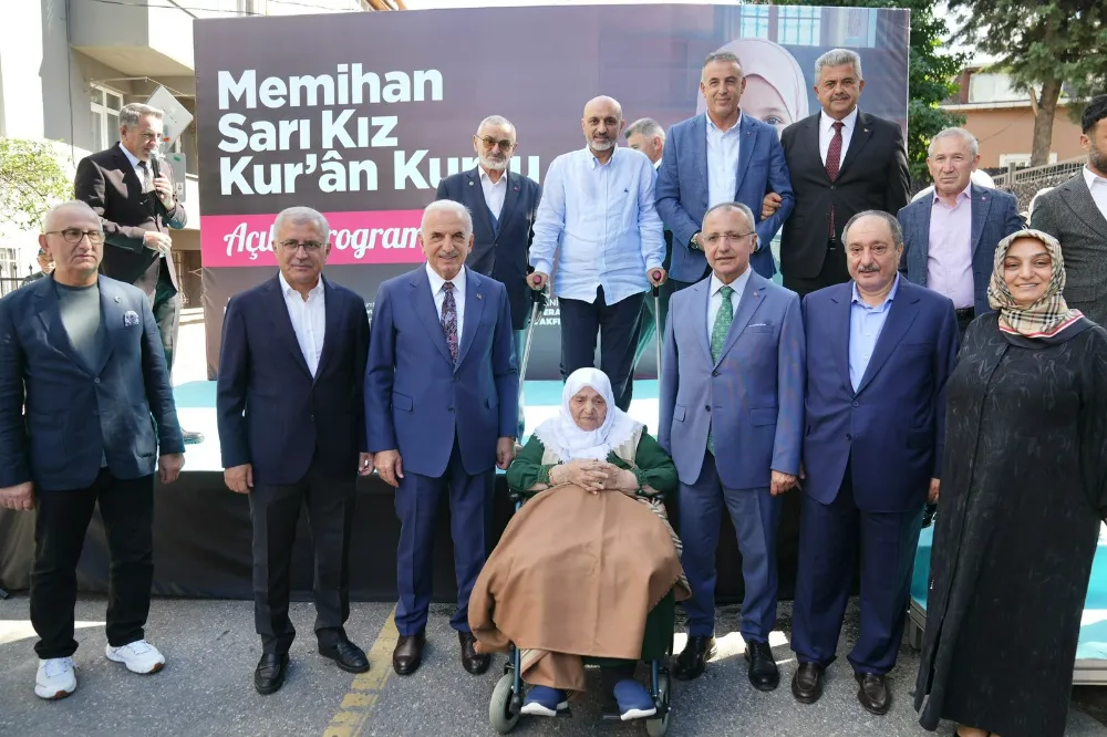 HUZUR MAHALLESİ’NDE MEMİHAN SARI KIZ KUR’AN KURSU HİZMETE AÇILDI